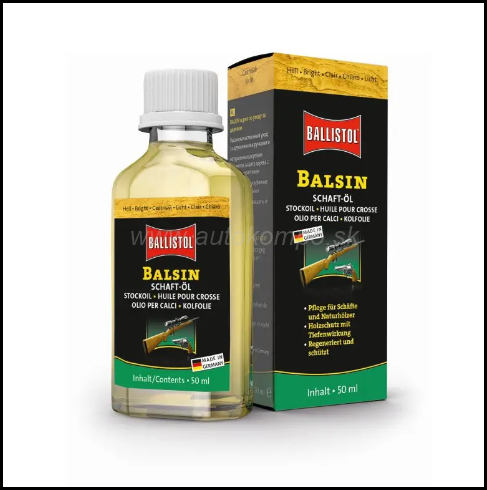 BALLISTOL BALSIN Hell, olej na pažby, svetlý, 50 ml