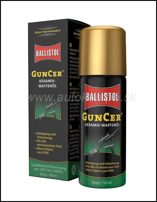 BALLISTOL GUN CER olej na zbrane, 50 ml
