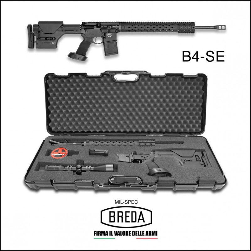 BREDA B4SE, guľovnica, poloautomatické nabíjanie Poloautomatická