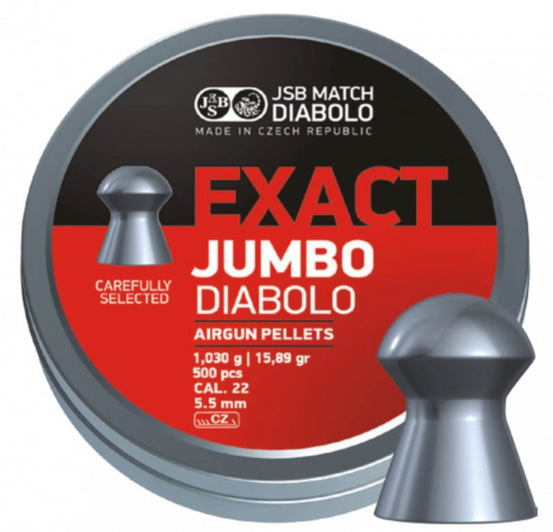 JSB Diabolo EXACT JUMBO 5,5mm, 1,030g, 500ks
