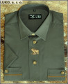Poľovnícka košeľa LUKO s výšivkou, krátky rukáv, mod.094124