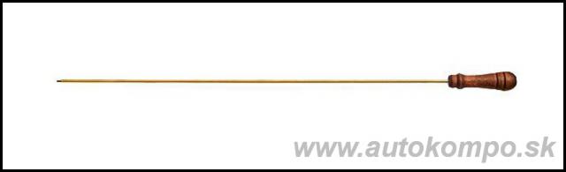 Vyteráková tyčka ø 4mm - mosadzná dlhá