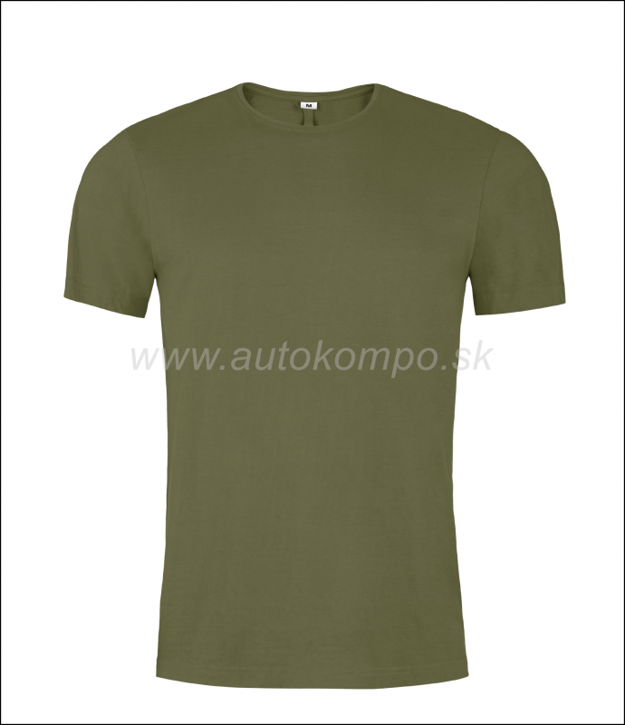 Tričko BONNY s krátkym rukávom, khaki, unisex, XL